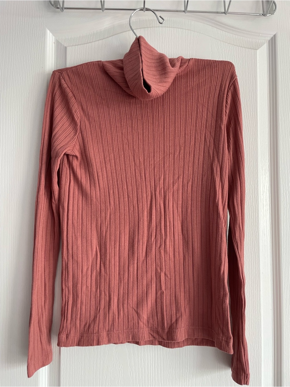 J. Crew Ribbed Turtleneck Sweater - Dusty Rose
